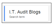 Search IT Audit Blogs